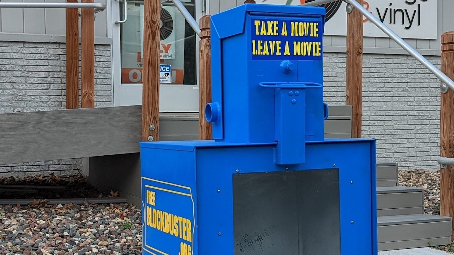 Free Blockbuster movie box