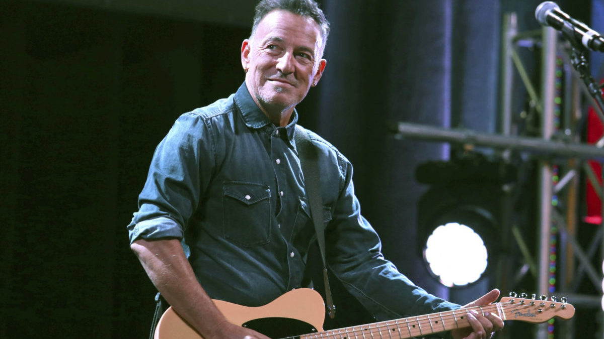 Bruce Springsteen performs on stage in 2016.
