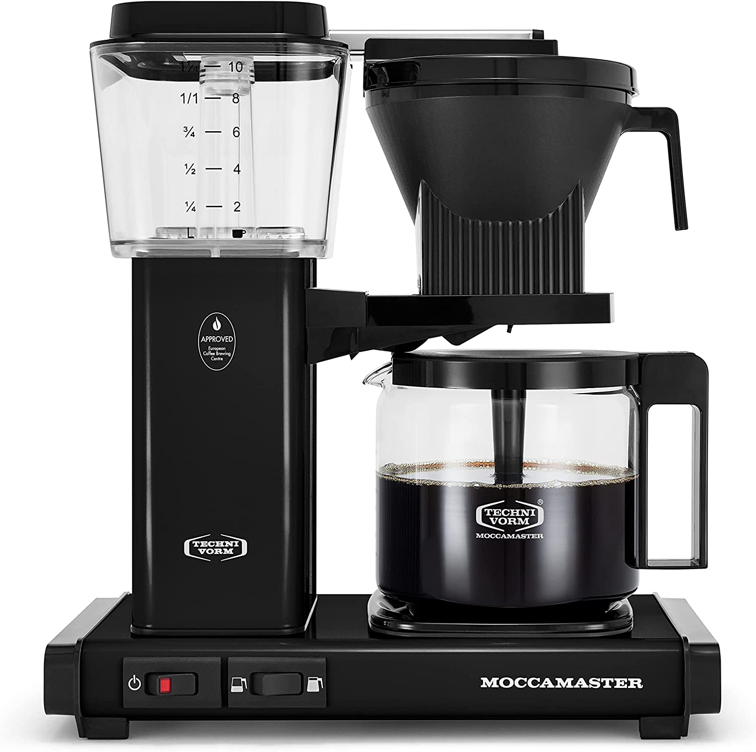 Technivorm Moccamaster 53937 KBGV 10-Cup Coffee Maker Black, 40 Ounce, 1.25l