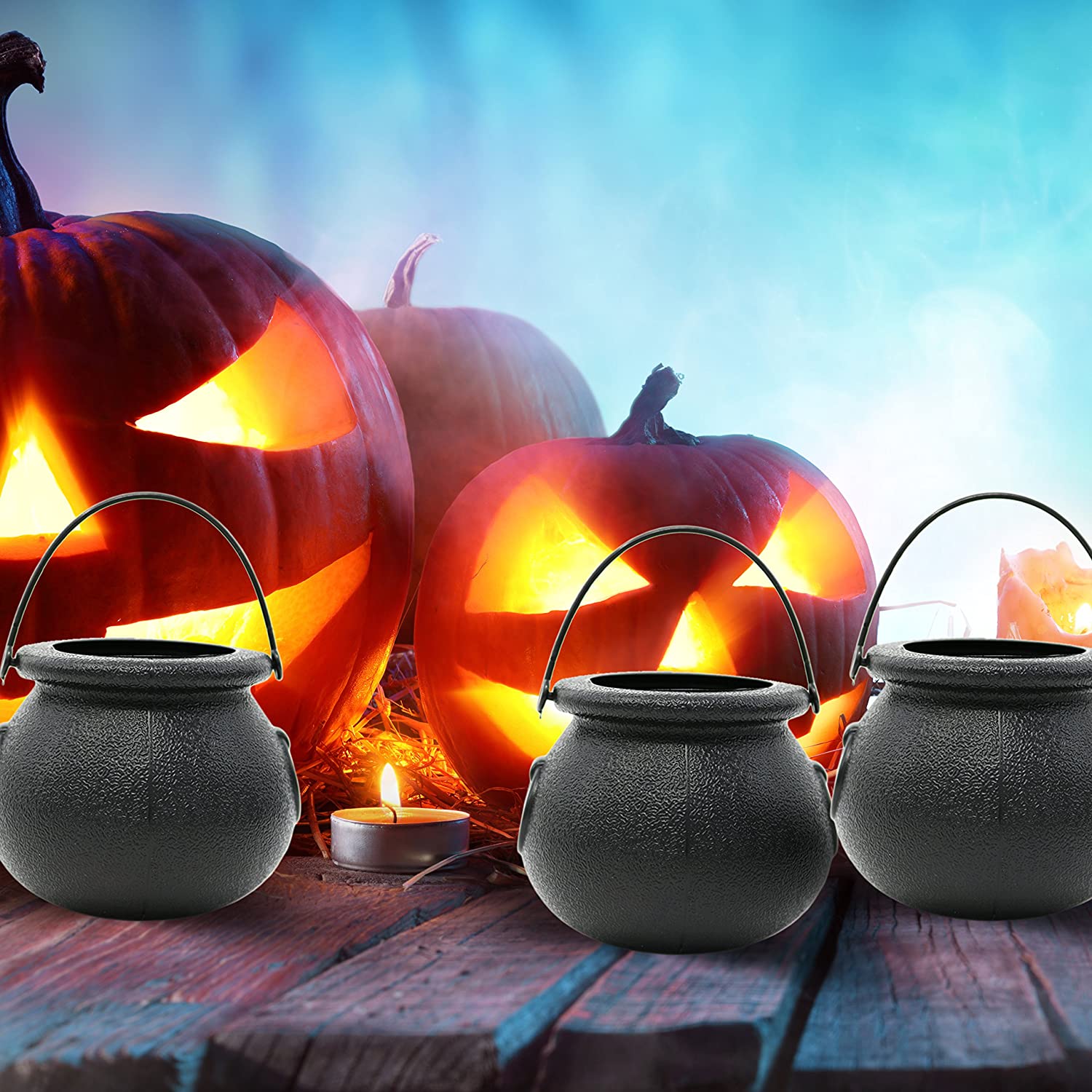 mini cauldron set of 12