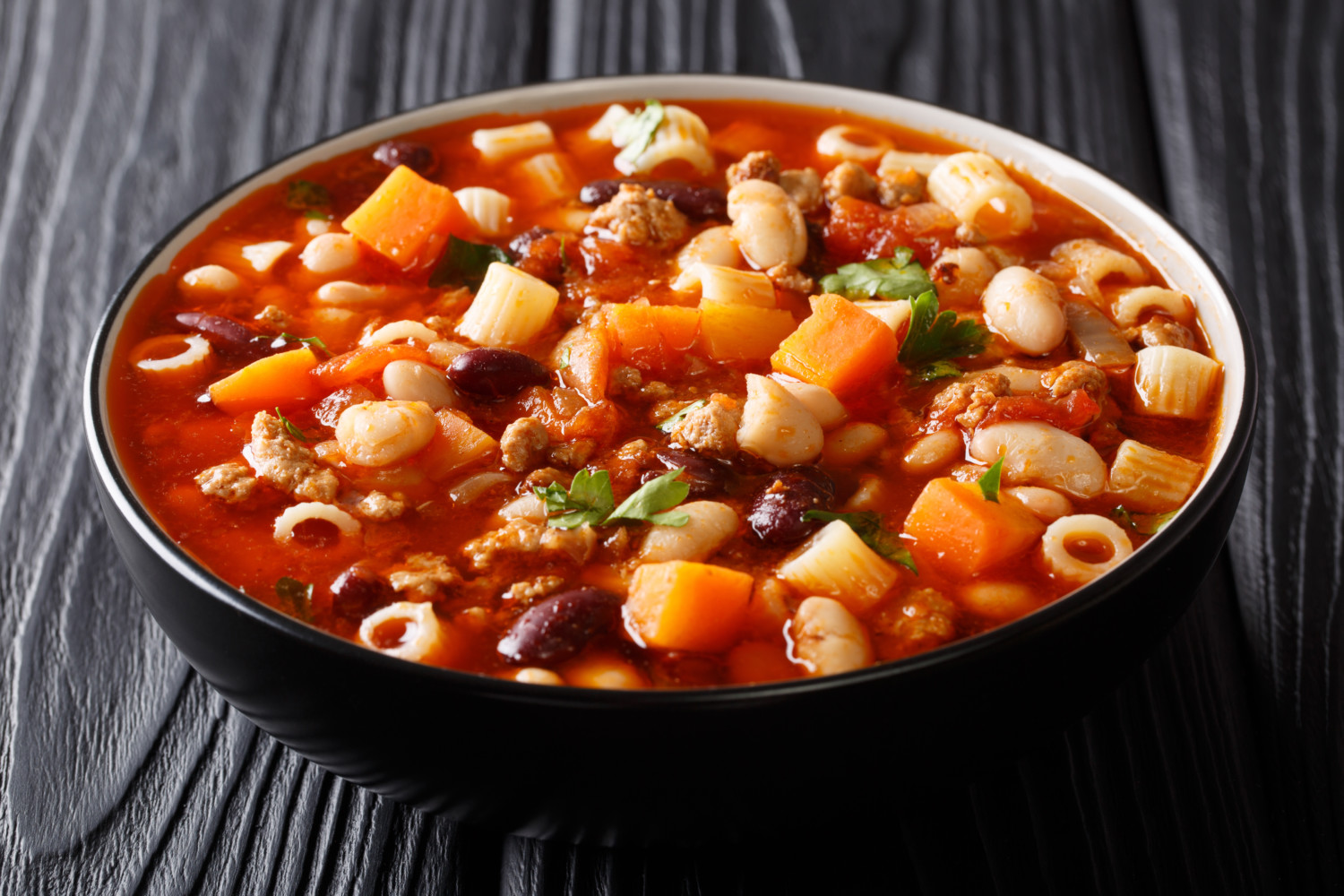 This Copycat Olive Garden Pasta Fagioli Soup Recipe For Slow Cooker Is Perf...