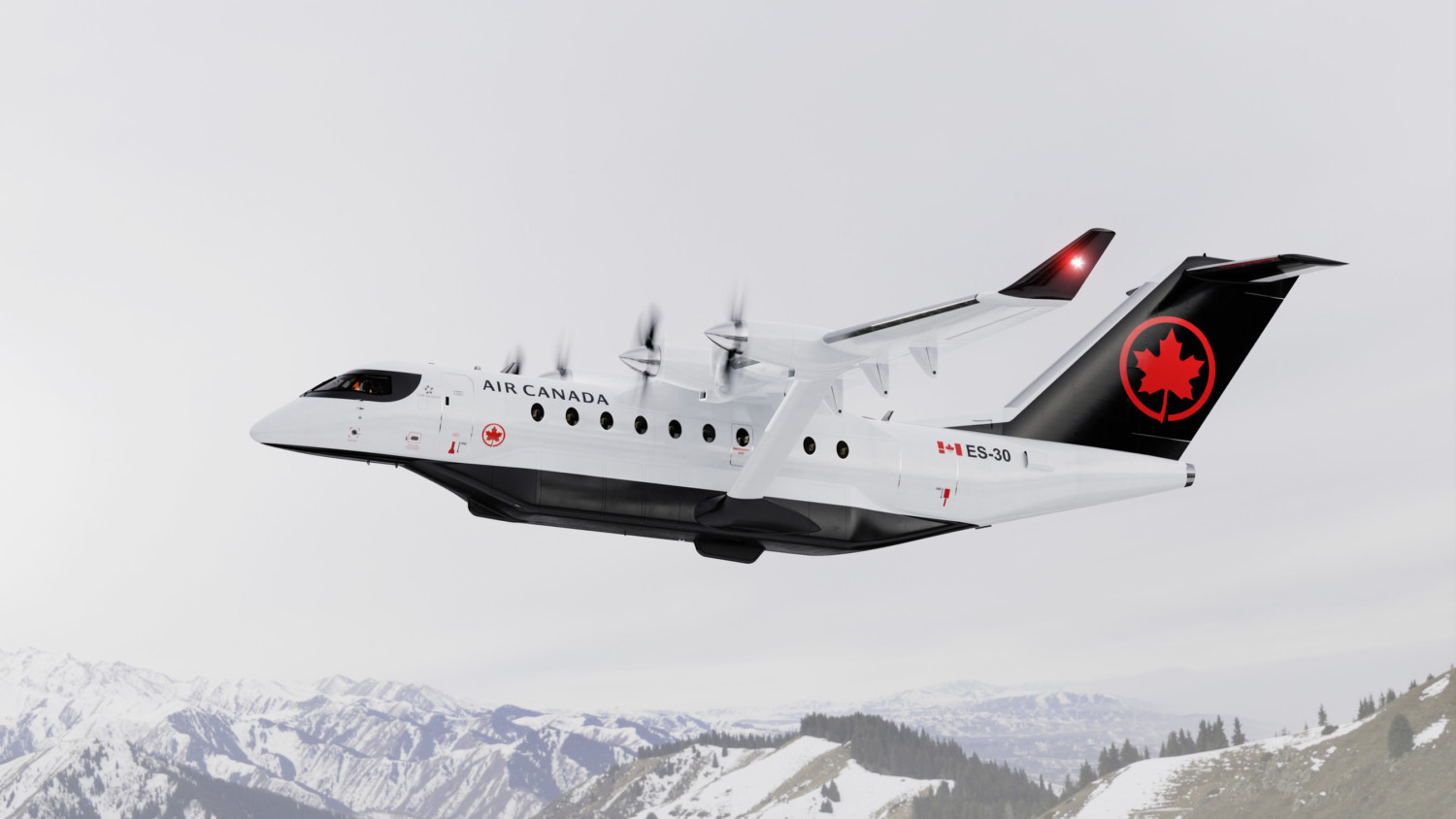Air Canada today announced a purchase agreement for 30 ES-30 electric-hybrid aircraft under development by Heart Aerospace of Sweden.