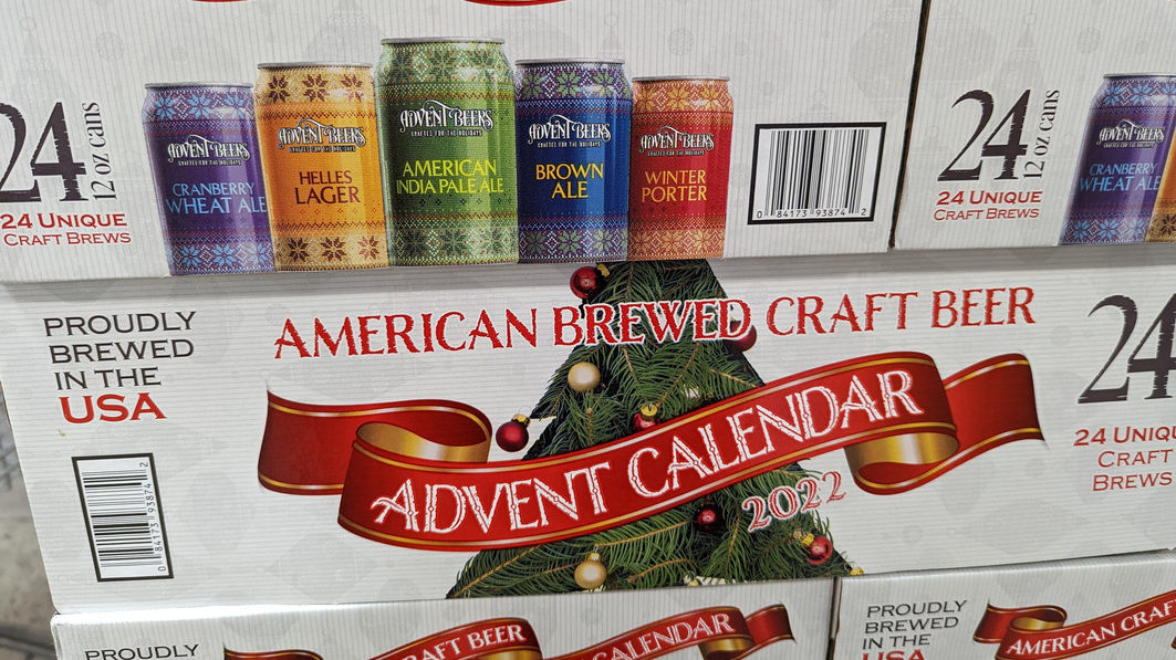 Beer advent calendar at Sam's Club