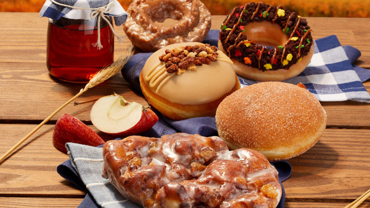 Krispy Kreme 2022 fall doughnut collection.