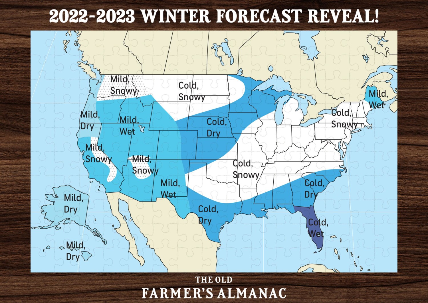 Old Farmers Almanac Winter Forecast 2022-23