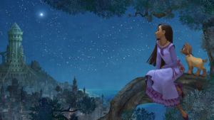 The first look at Disney's 2023 animated movie, "Wish," shows the main character, Asha, who will be voiced by Ariana Debose.