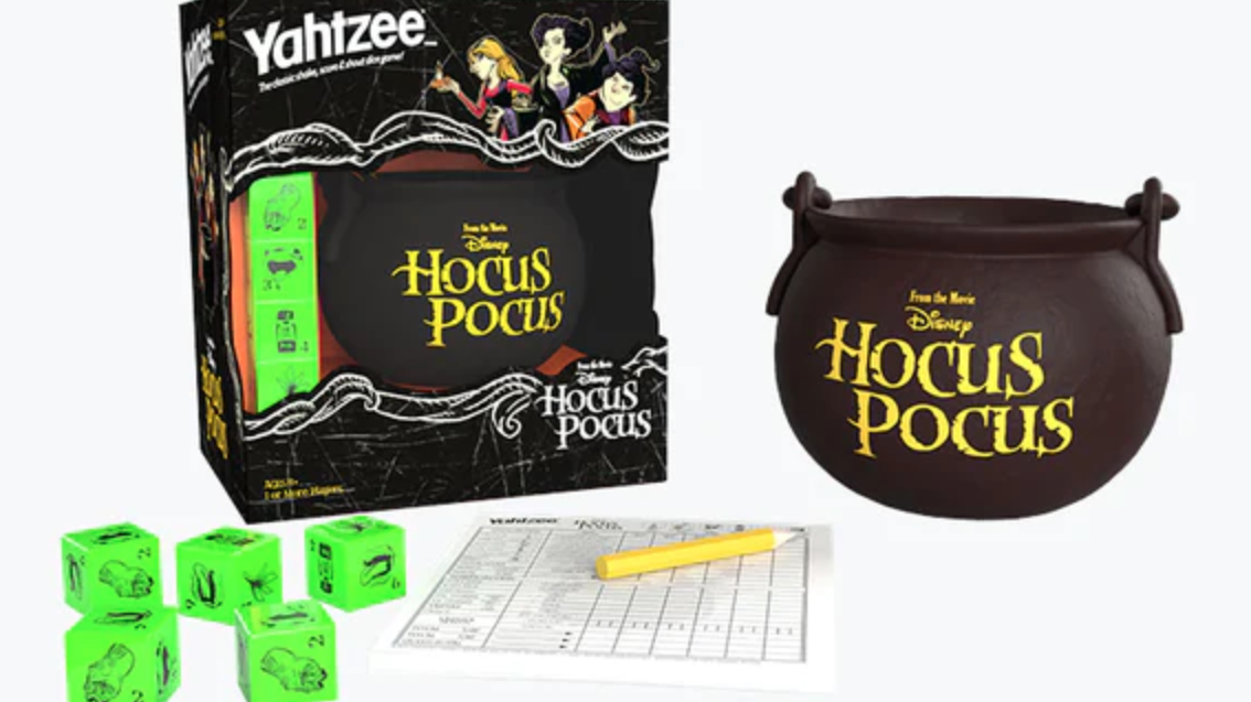 Hocus Pocus Yahtzee game