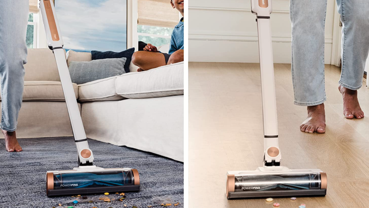 The new Shark Wandvac can be used as a handheld, cordless vacuum and it self-empties after use.