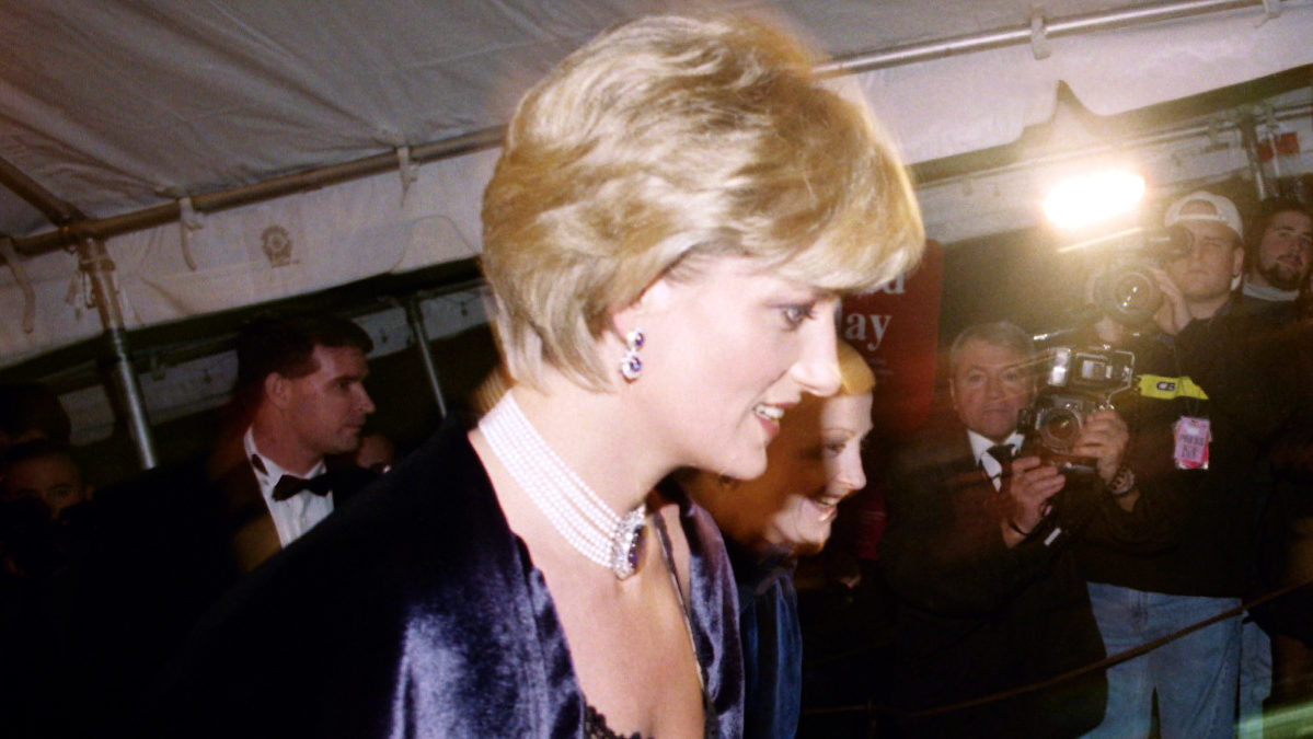 Prince Diana is pictured in New York in 1996.