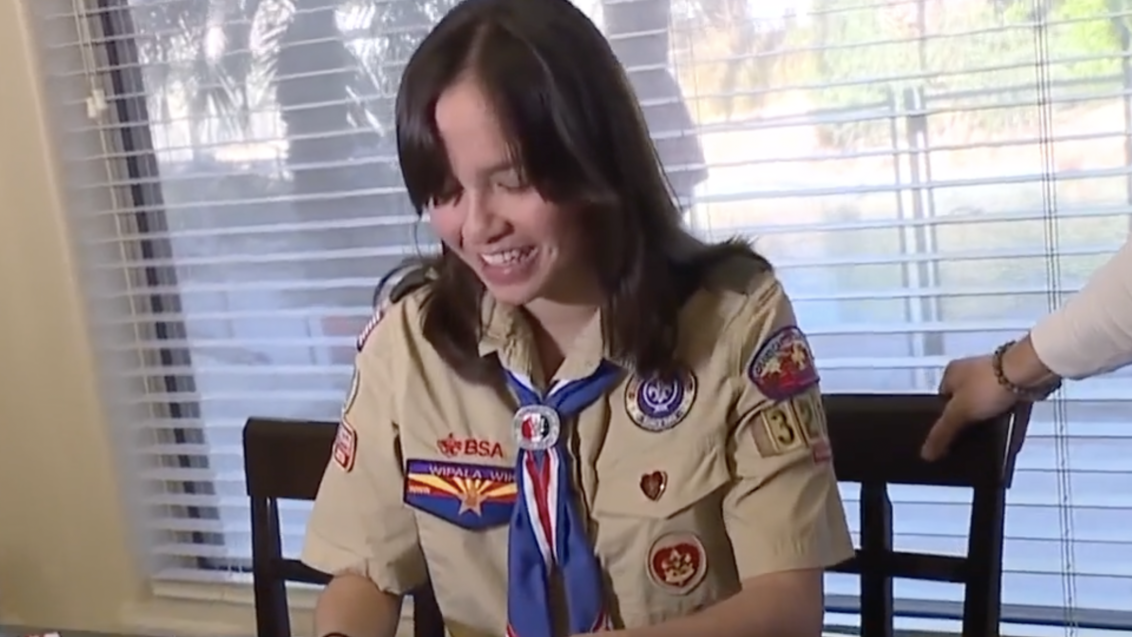 Eagle Scout Melanie Lin