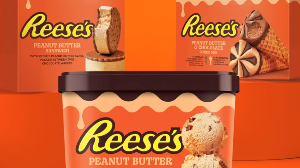 Reese's ice cream, frozen treats