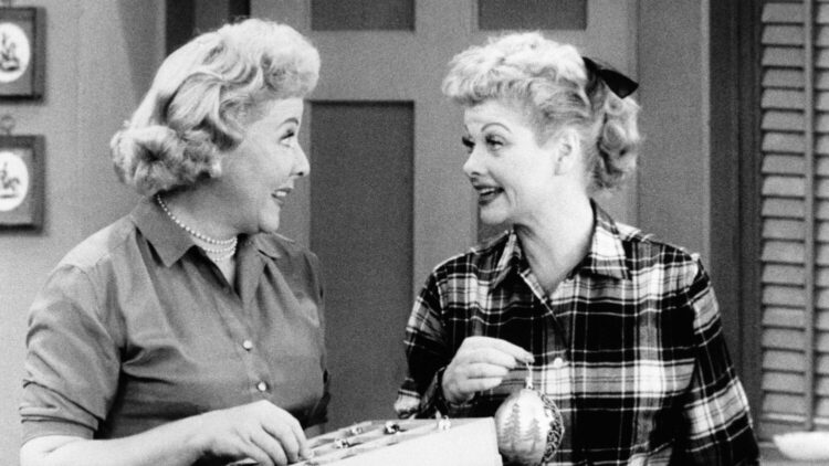 Vivian Vance and Lucille Ball on 'I Love Lucy'