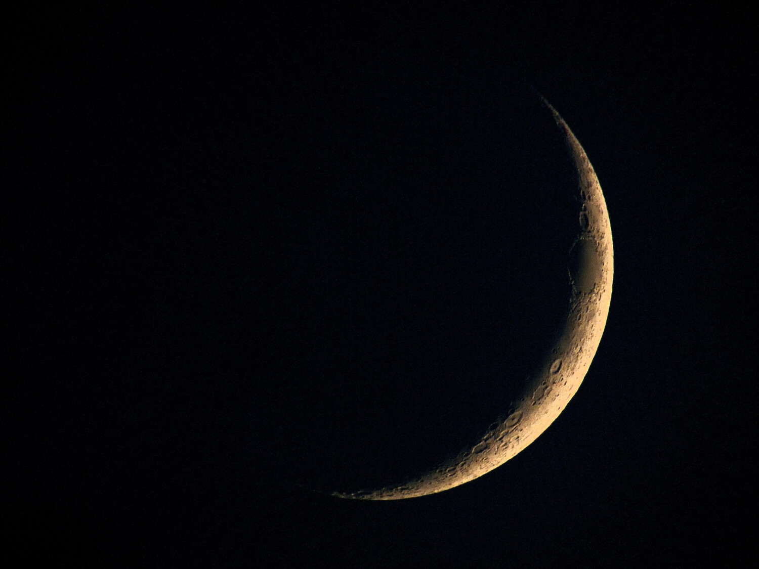 shot of the new moon