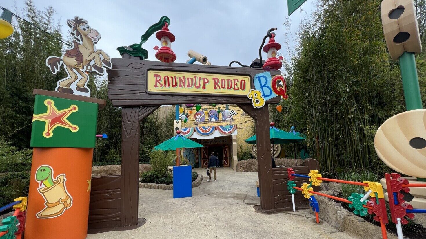 Entrance to Roundup Rodeo BBQ at Disney World