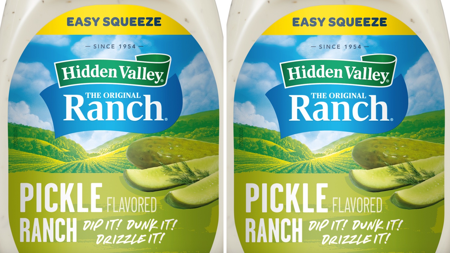 Bottles of Hidden Valley's pickle ranch