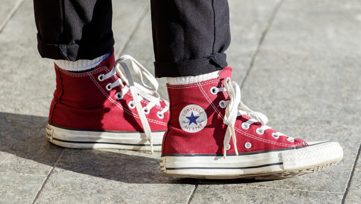 Red Converse All Stars
