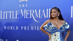 Halle Bailey at "The Little Mermaid" premiere