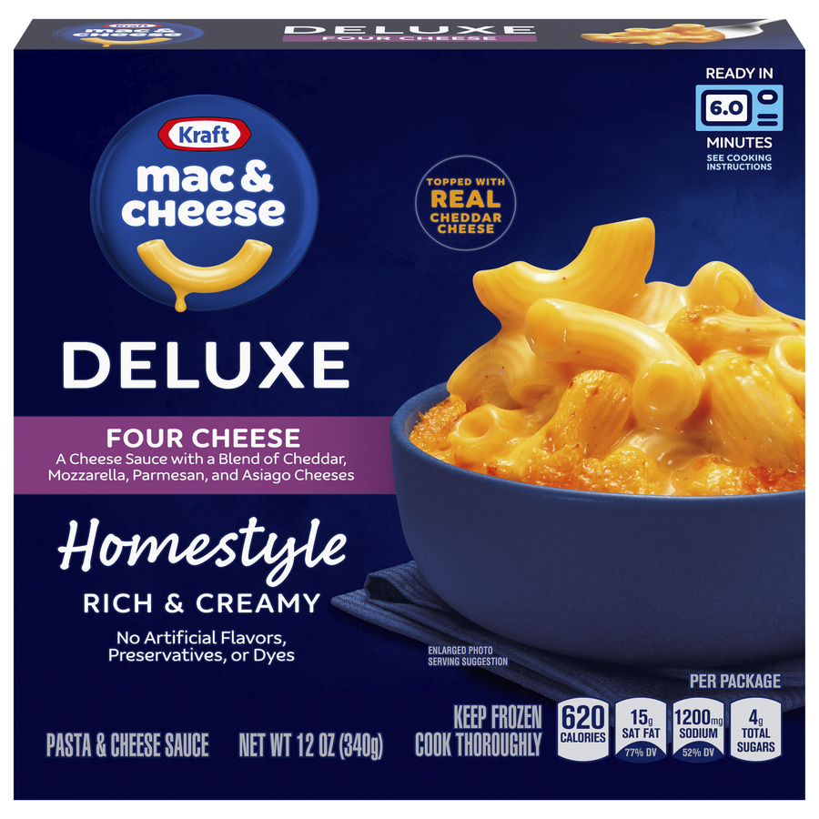 Kraft Mac and Cheese Deluxe box