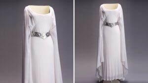 Princess Leia's white ceremonial dress