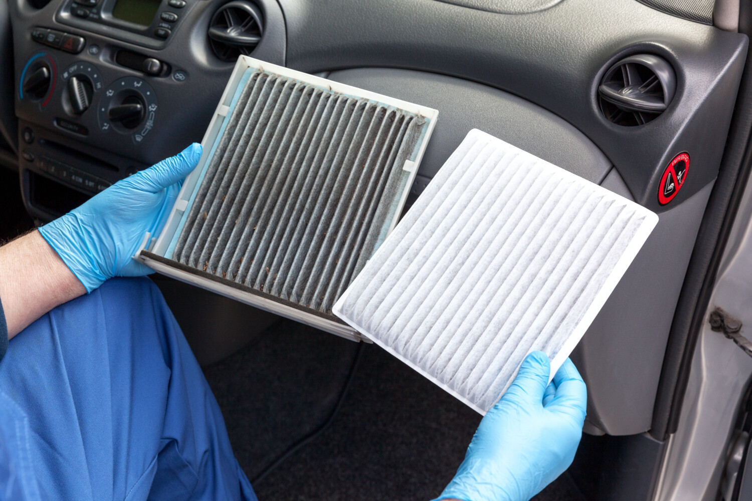 Replacing car cabin air filter