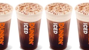 Dunkin's salted caramel cold brew