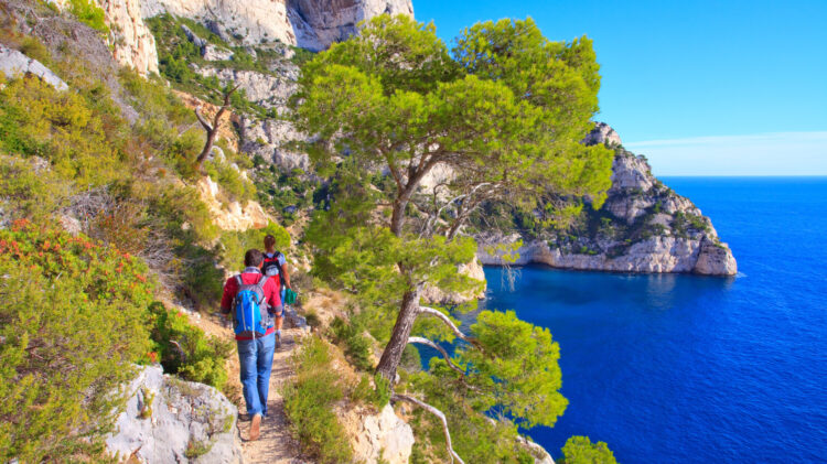 Hiking at Calanques in France