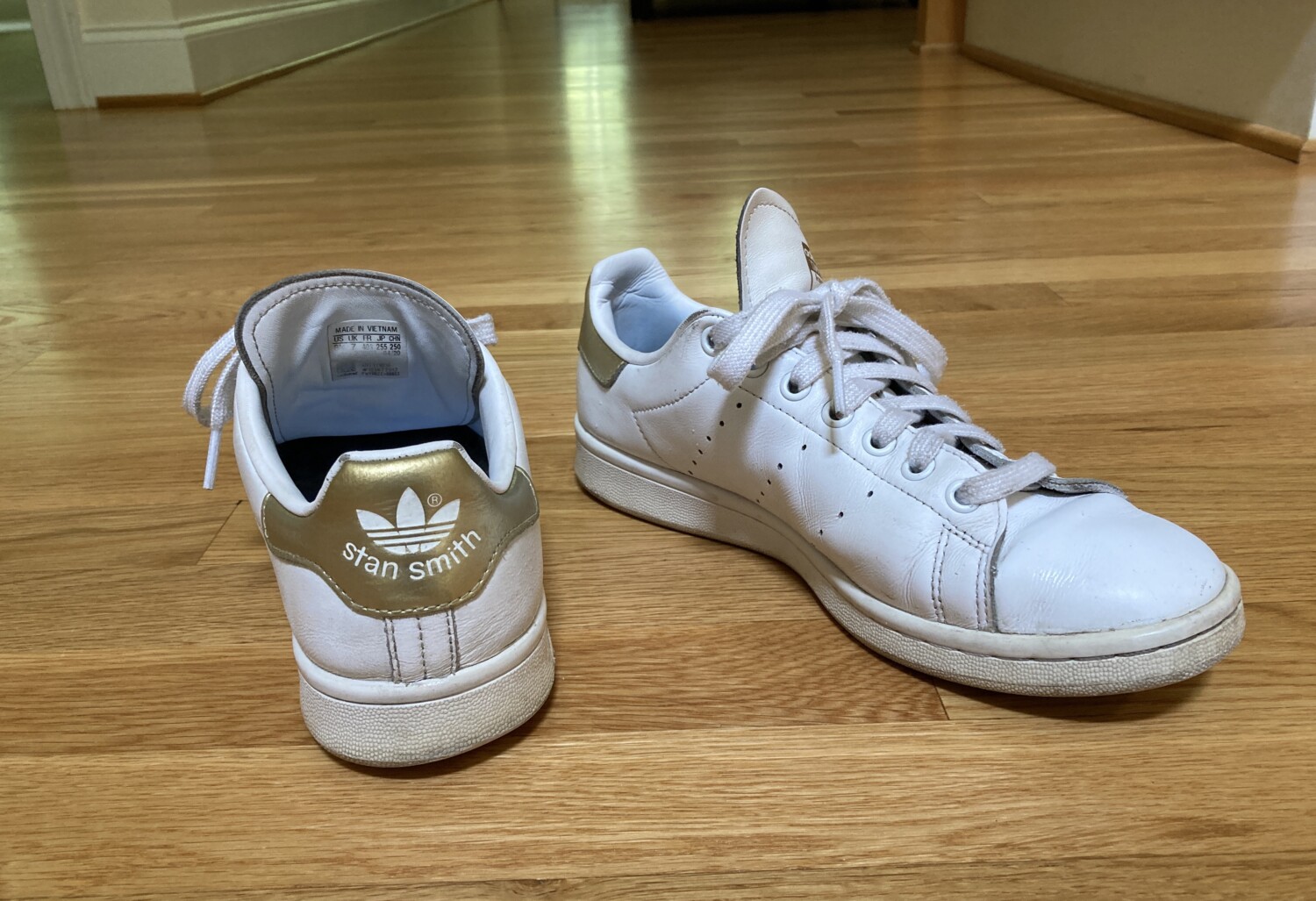 Author's Stan Smith shoes