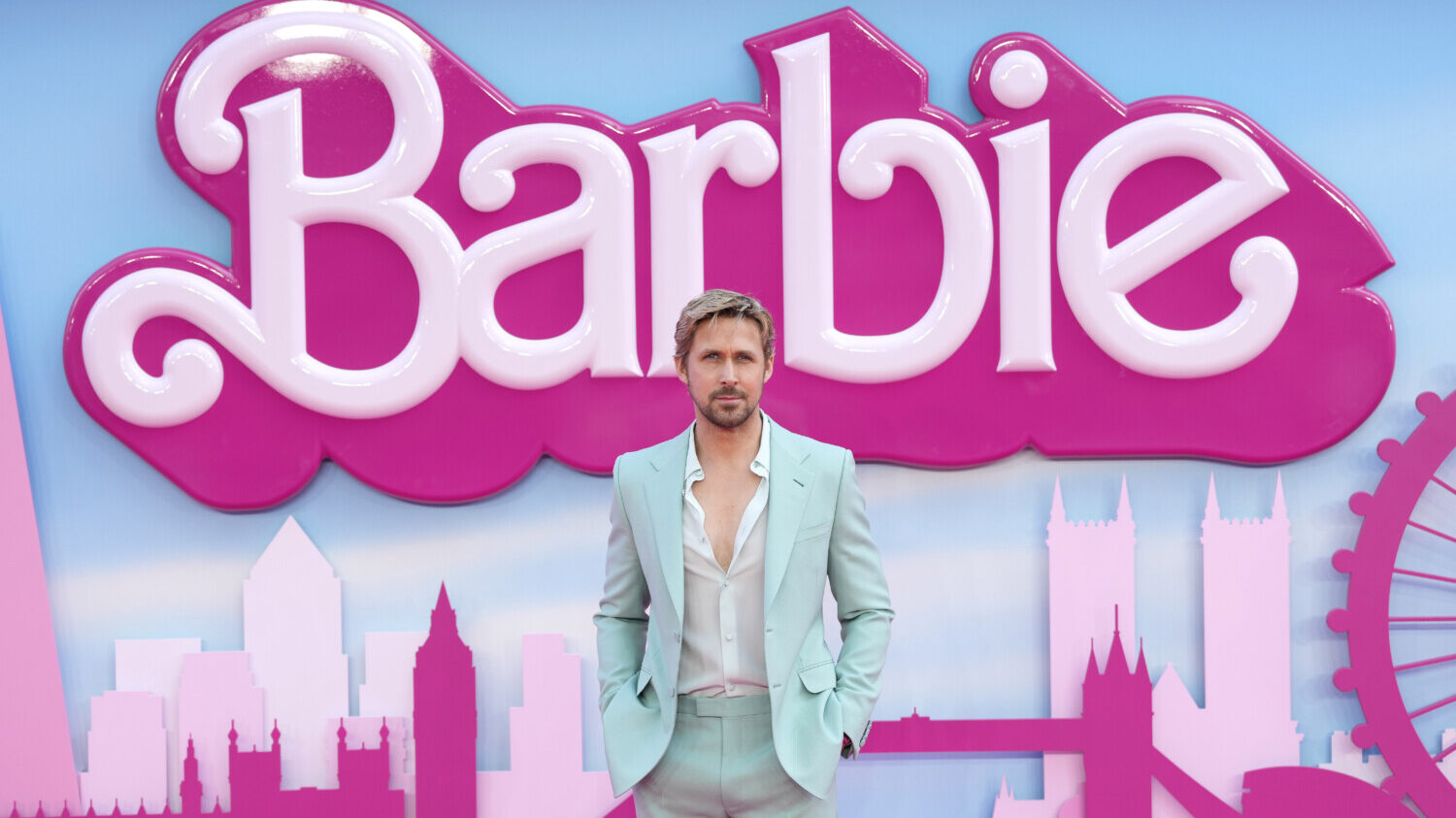 Ryan Gosling at 'Barbie' movie premiere