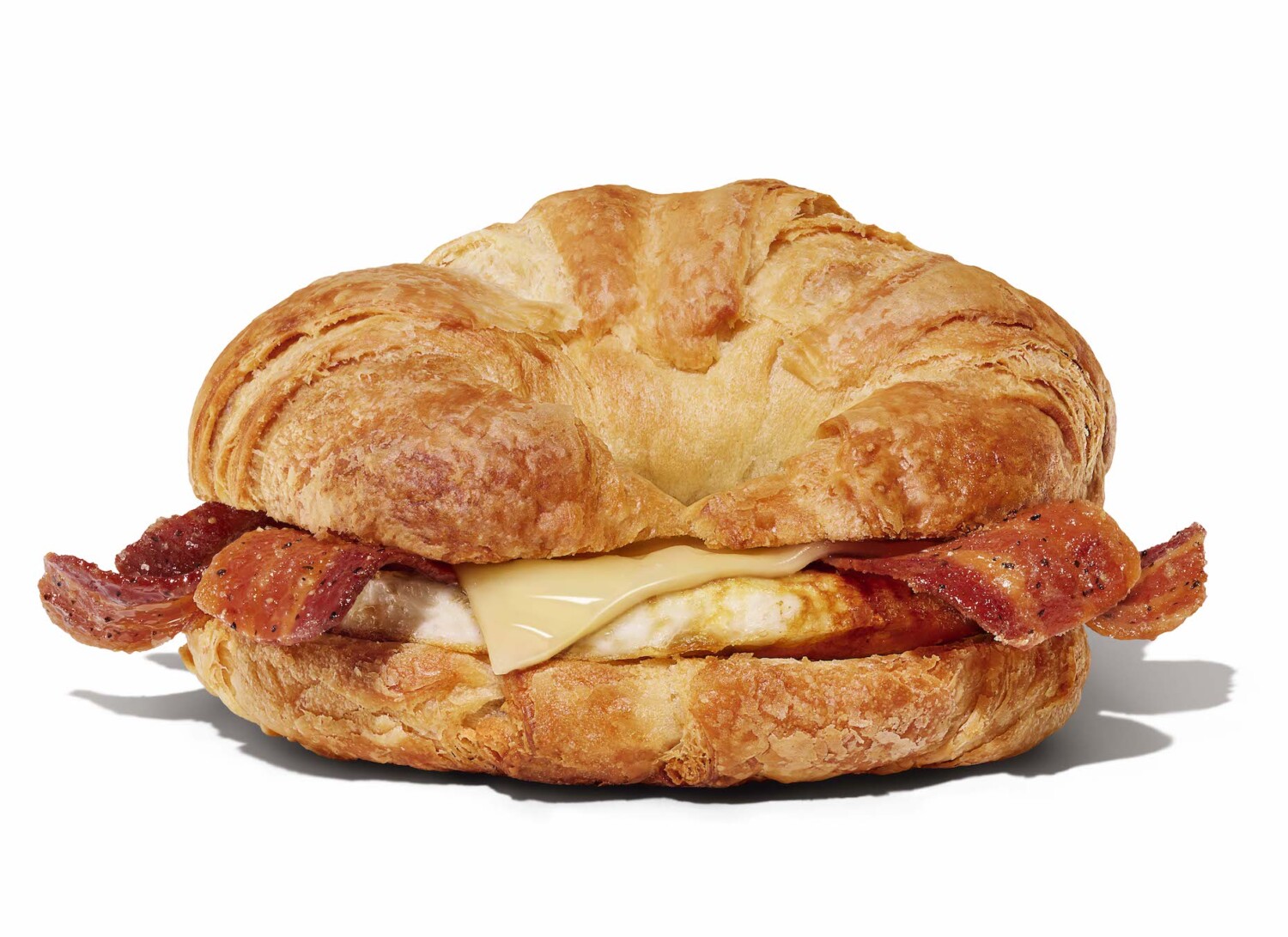 Maple sugar bacon croissant from Dunkin'