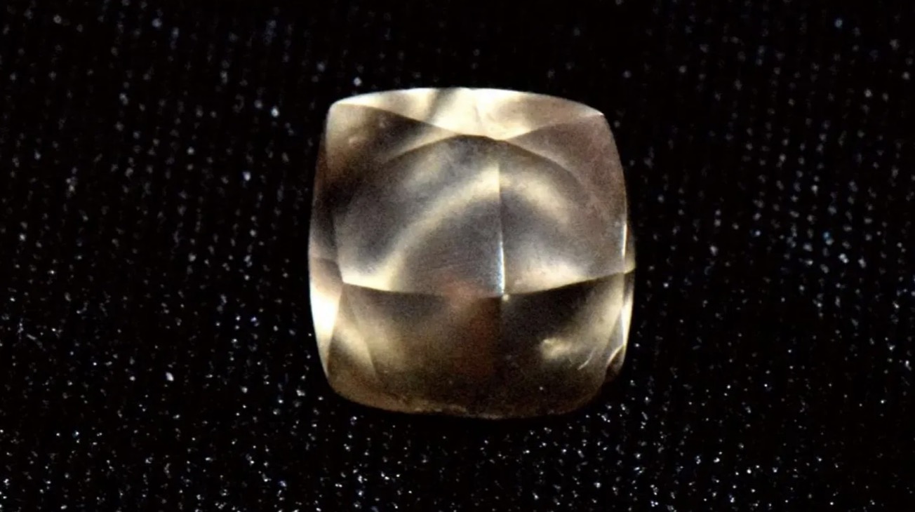 Aspen diamond, found by 7-year-old Aspen Brown