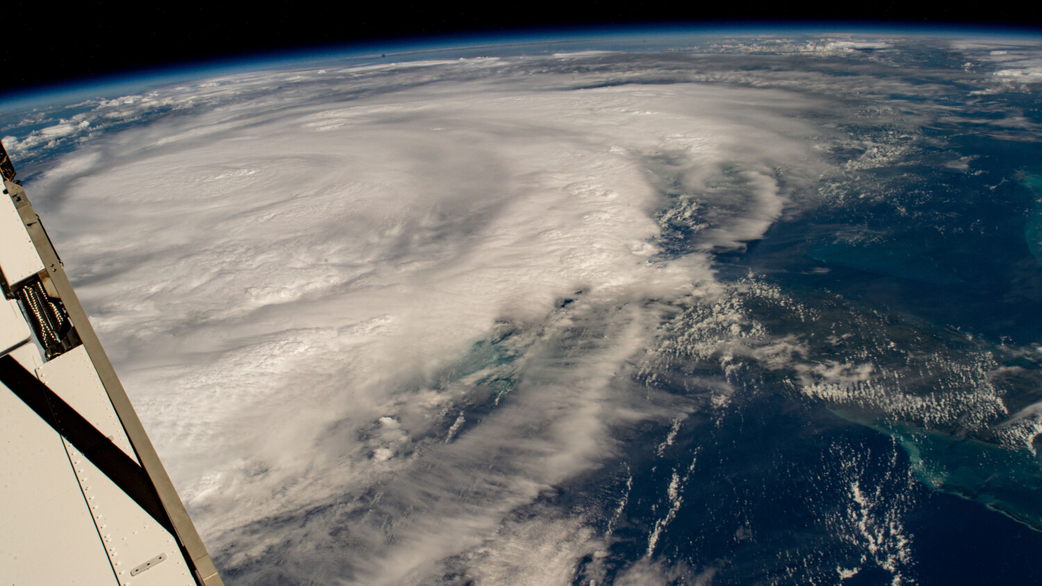 View of Hurricane Idalia from International Space Station on Aug. 29, 2023