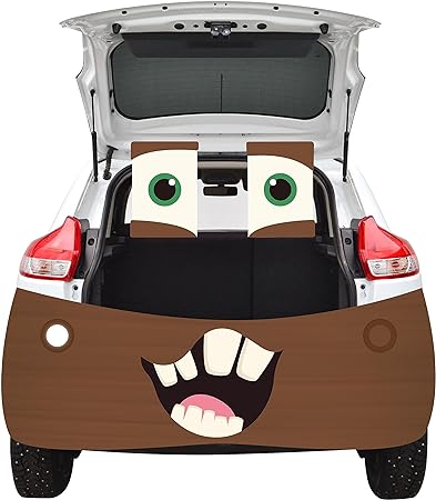 Cars movie themed trunk or treat decoration