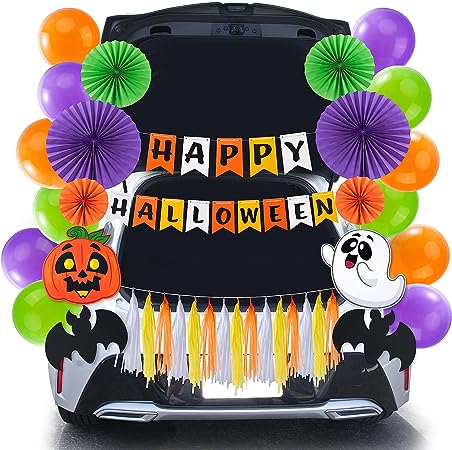 Happy Halloween sign trunk or treat decoration