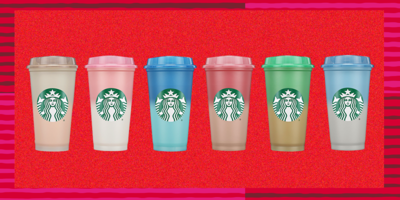 Color Changing Hot Cup Set (6-pack, 16 oz, each)