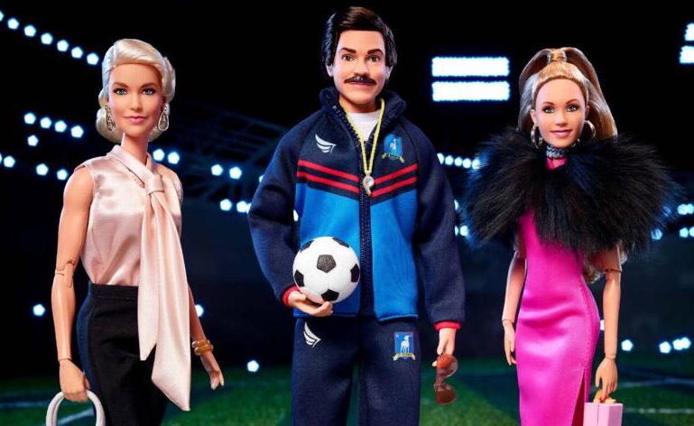 Ted Lasso Barbie dolls: Rebecca, Ted and Keeley