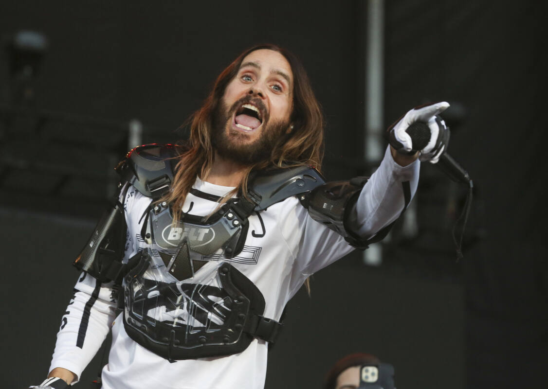 Jared Leto performs at Austin City Limits in 2023