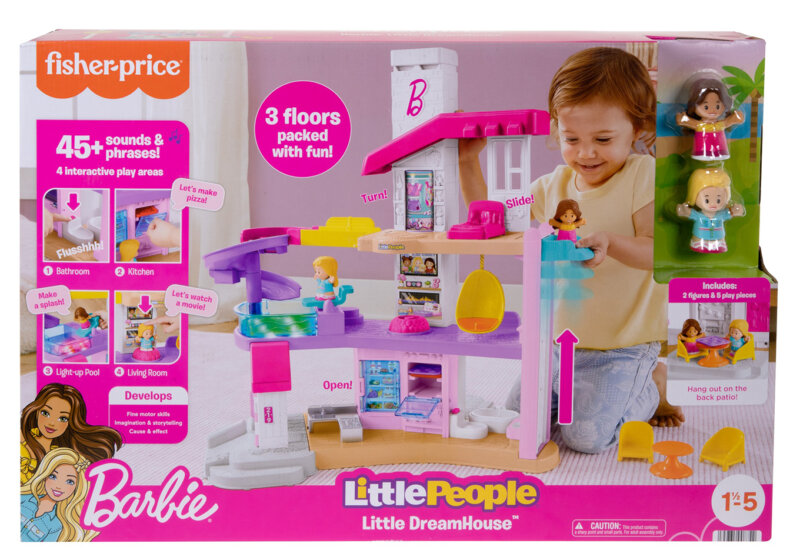 Fisher-Price Barbie Little DreamHouse By Little People