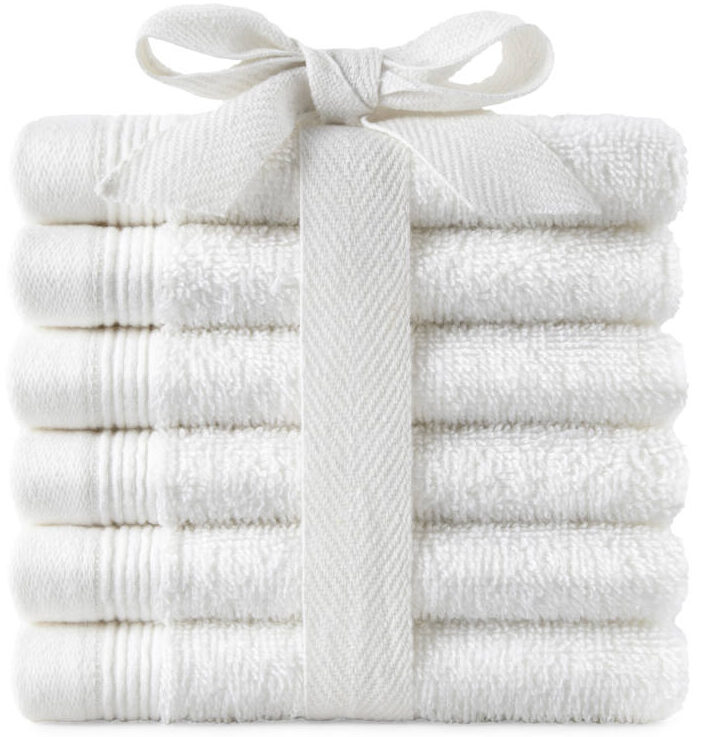 Home Expressions 6pc Washcloth Set