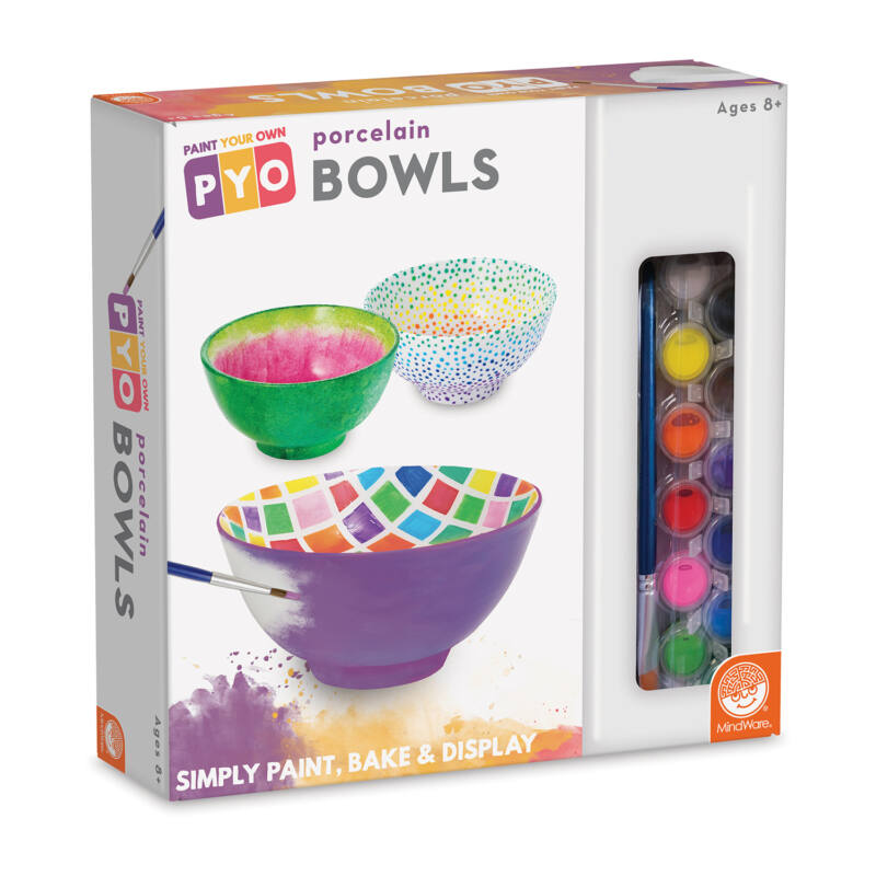 MindWare Paint Your Own Porcelain Bowl