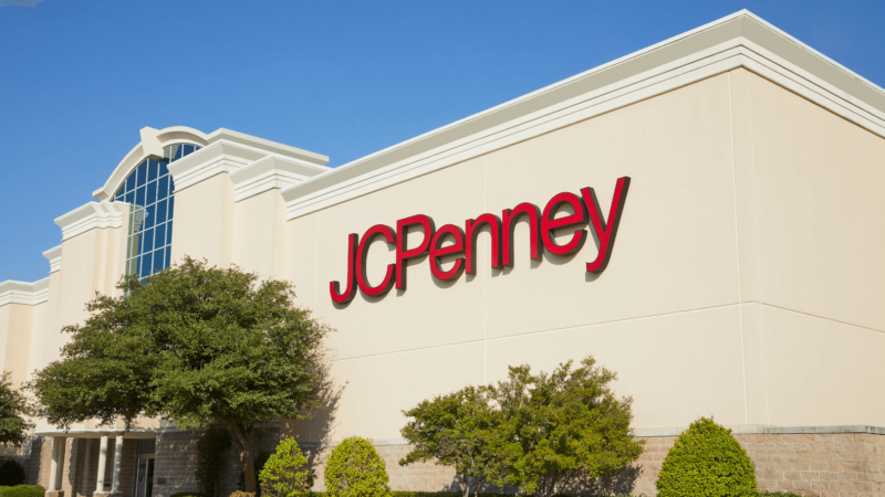 exterior of JCPenney store