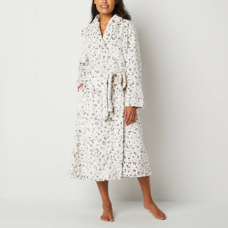 Liz Claiborne Tall Women’s Long Sleeve Plush Robe