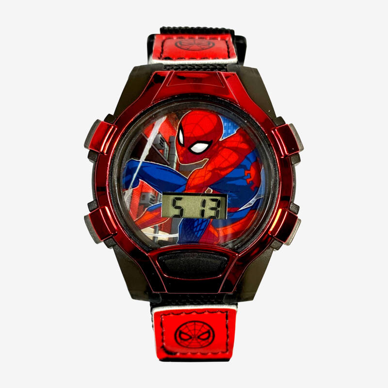 Spiderman Unisex Automatic Red Strap Watch