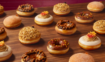 Donuts from Krispy Kreme's fall collection