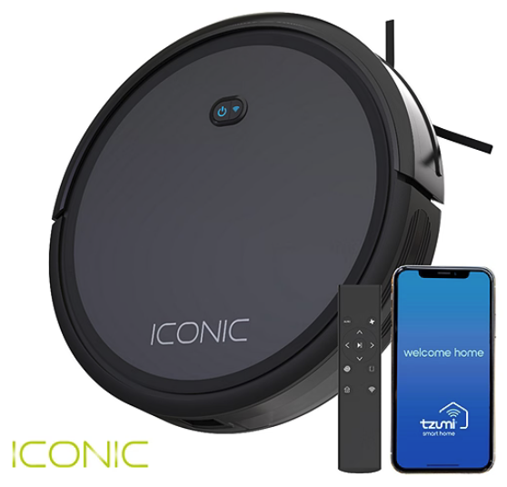Iconic SmartClean 2000 Robovac WiFi Robotic Vacuum with App and Remote Control