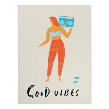 Cool Vibes Summer Canvas Art by Drew Barrymore Flower Home