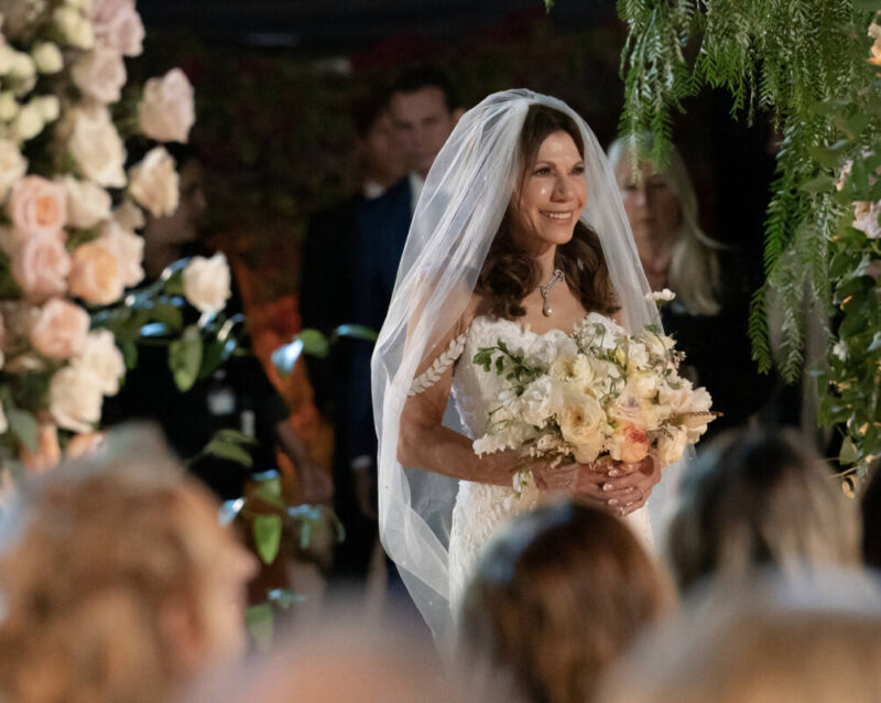 Theresa Nist at her wedding in the season finale of 'The Golden Bachelor'