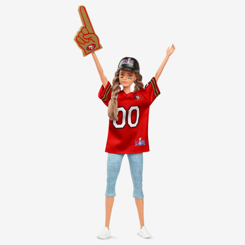 Barbie Super Bowl Champion Doll San Francisco 49ers