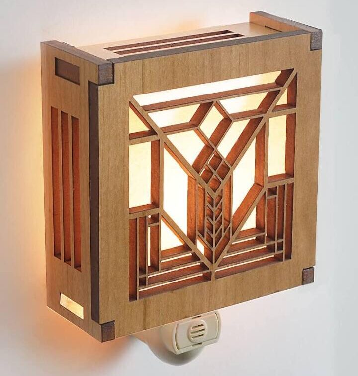 Frank Lloyd Wright night lite that plugs into outlet