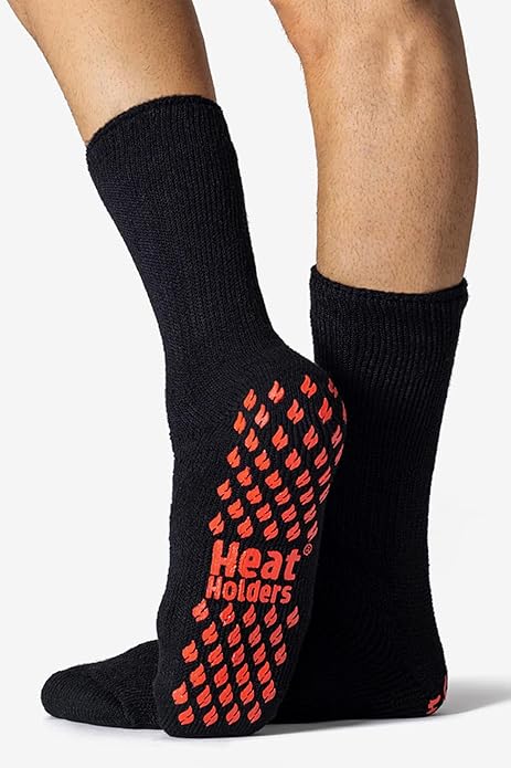 Heat Holders Mens Thick Thermal Slipper Socks 