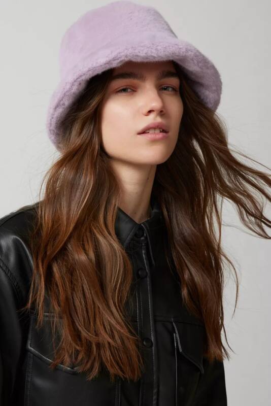 Urban Outfitters Extra Furry Bucket Hat 